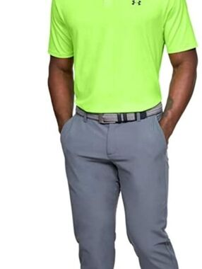 Under Armour Men’s Light Yellow Performance Polo